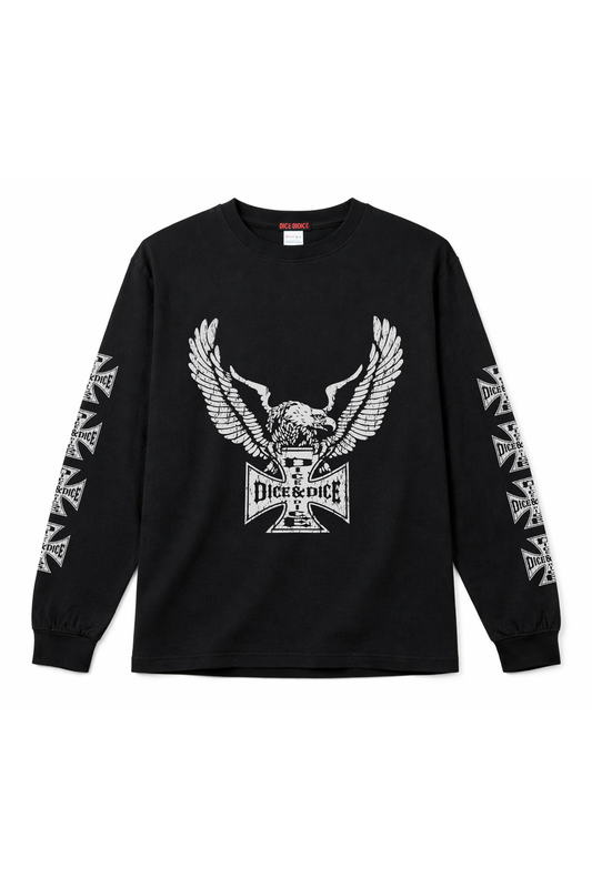 DICE & DICE EAGLE IRON CROSS LONG SLEEVE Tee