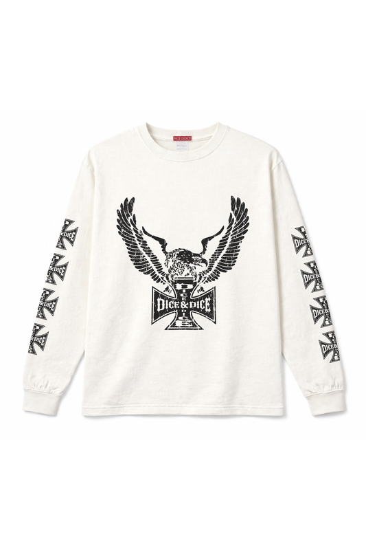 DICE & DICE EAGLE IRON CROSS LONG SLEEVE Tee